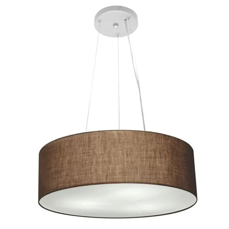 Lustre Pendente MD-39803 Para 3 Lâmpadas E27 Bivolt Café Vivare Brasil Iluminação
