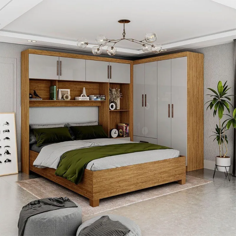 Guarda Roupa Casal Modulado 4 Portas Hercules 4 Portas - Carioca Móveis