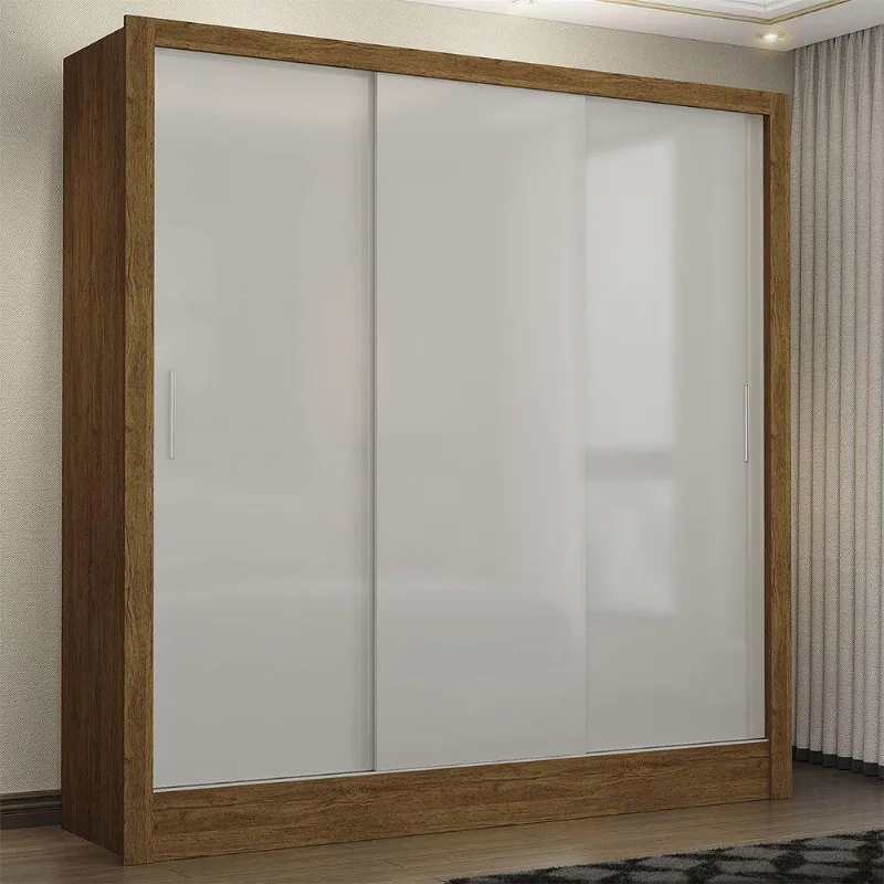 Guarda Roupa Casal Fortaleza 3 Portas Carioca Móveis Ci - Carioca Móveis