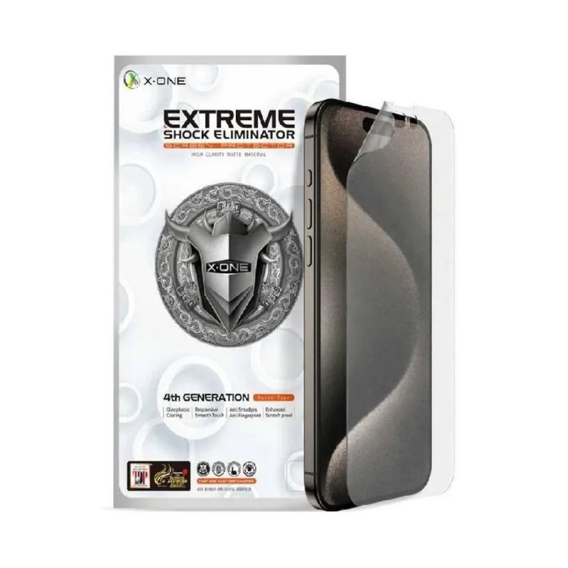 Película Compatível Com iPhone 15 Pro Max 4ª Geração Fosca X-One