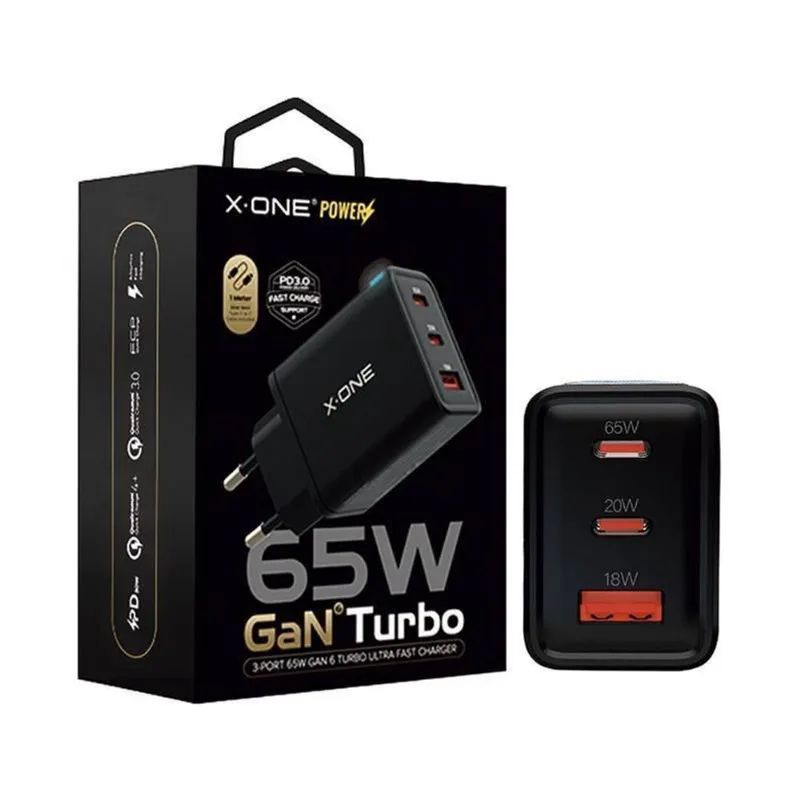 Carregador gt Turbo X-One 65w USB E Duas usb-c