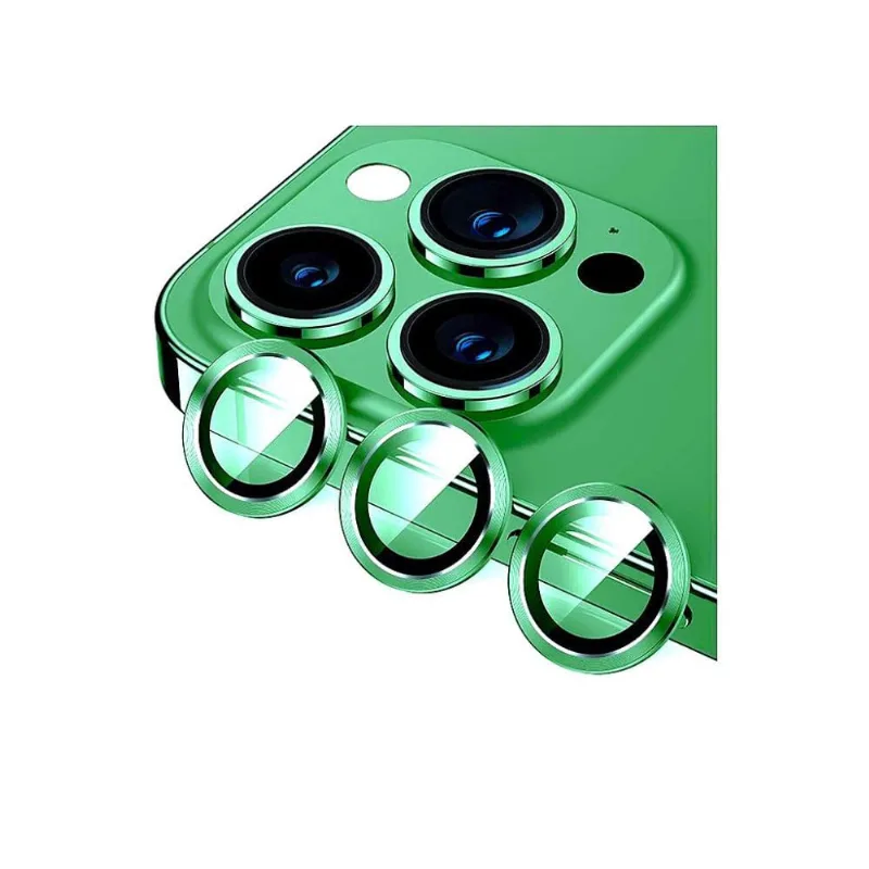 Película Lente Compatível iPhone 16 /16 Verde Câmera Armor X-One