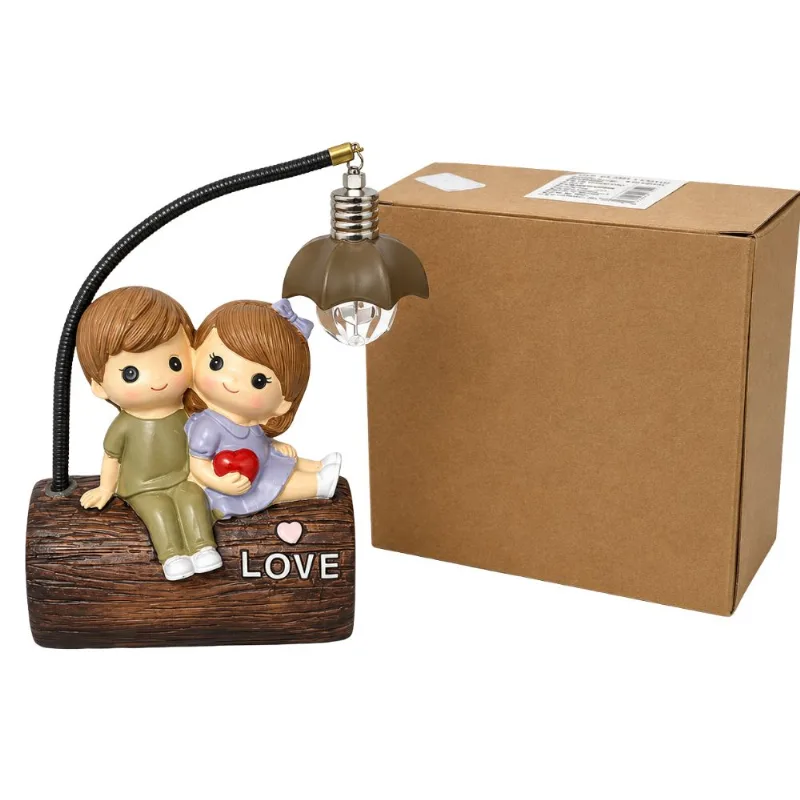 Enfeite Decorativo Resina Casal Sentado NS423225 Cim - UN