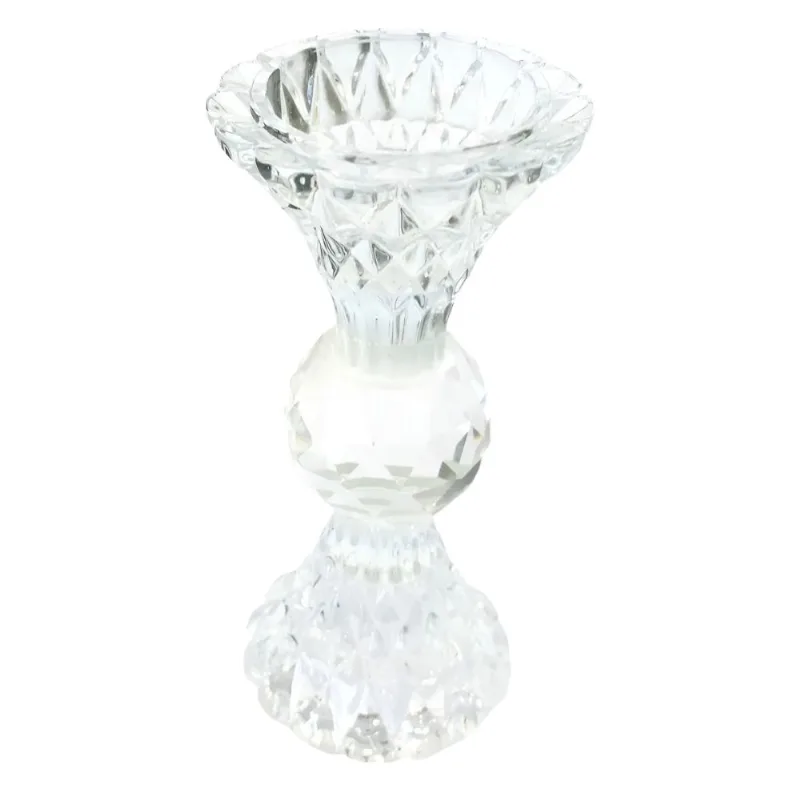 Castiçal de Vidro 13,5x6cm NS424336 Cim - UN