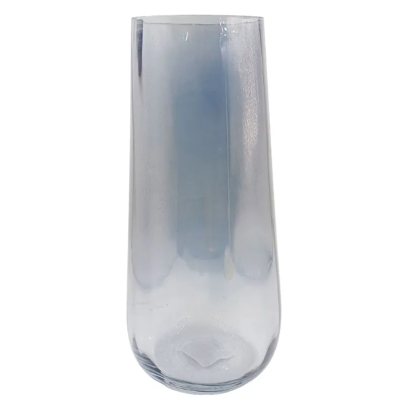 Vaso Decorativo 31,5x14x14cm em Vidro Cim