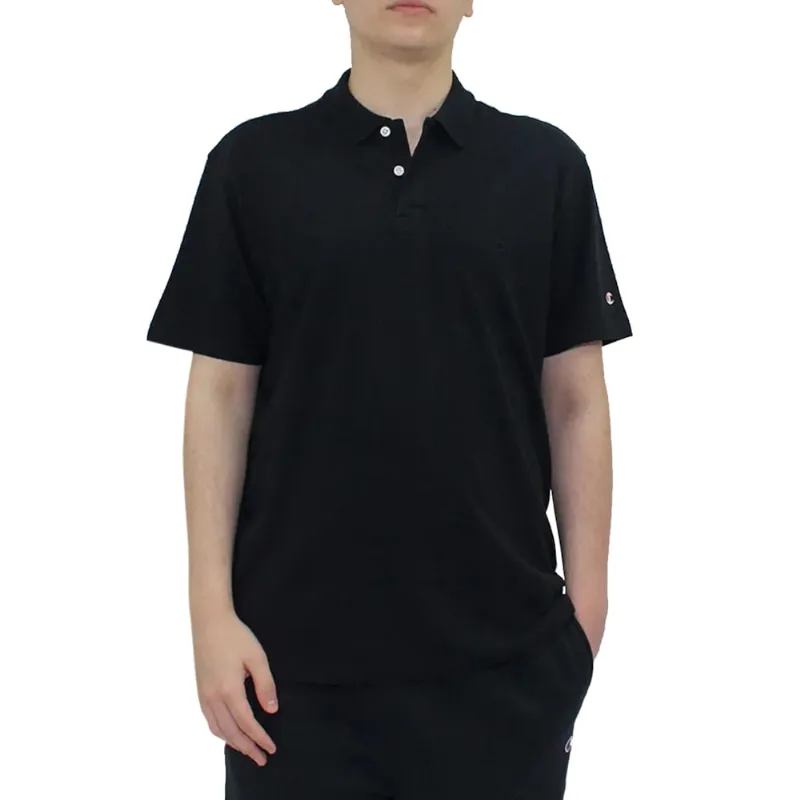 Camisa Polo Champion Piquet Clog Surton Black