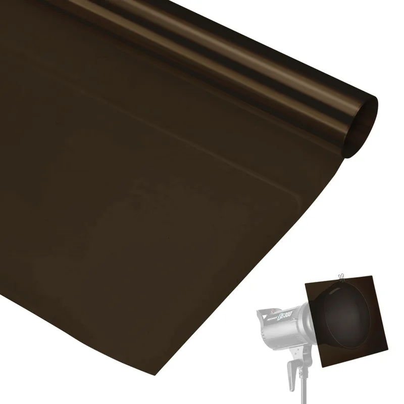 Filtro Gelatina para Iluminação e Estúdio - Marrom #998 (100cm)