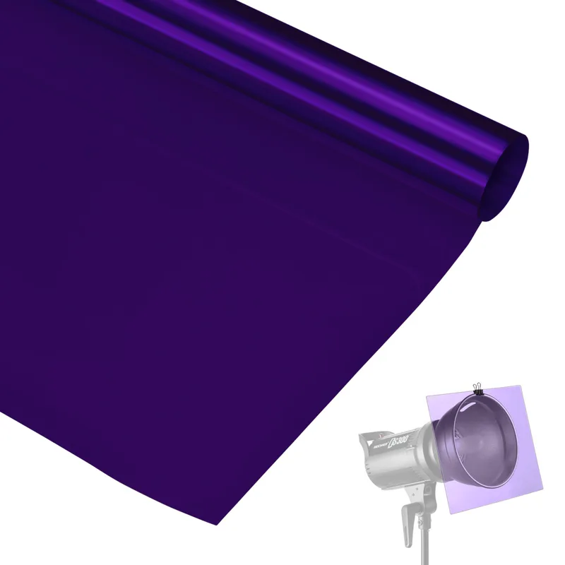 Filtro Gelatina para Iluminação e Estúdio - Roxo #797 (100cm)