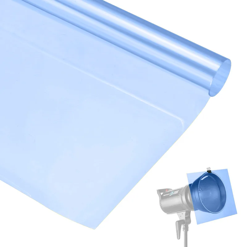 Filtro Gelatina para Iluminação e Estúdio - Azul Claro #82B (100cm)