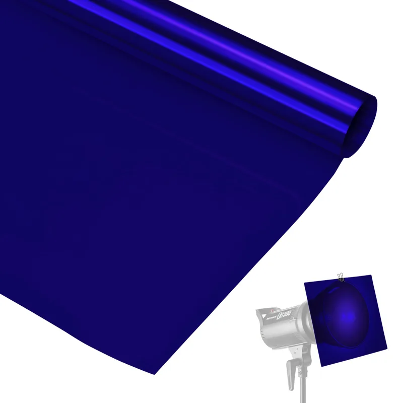 Filtro Gelatina para Iluminação e Estúdio - Azul #82 (100cm)