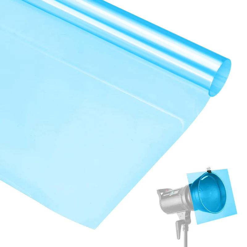 Filtro Gelatina para Iluminação e Estúdio - Azul Ciano #706 (100cm)