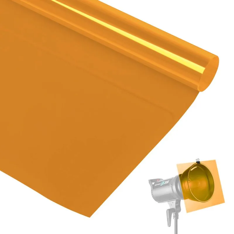 Filtro Gelatina para Iluminação e Estúdio - Laranja Cobre #85 (100cm)