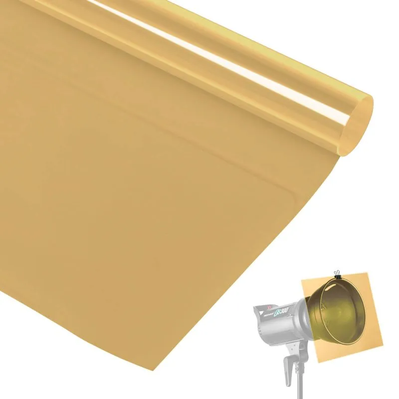 Filtro Gelatina para Iluminação e Estúdio - Laranja Caramelo #85C (100cm)
