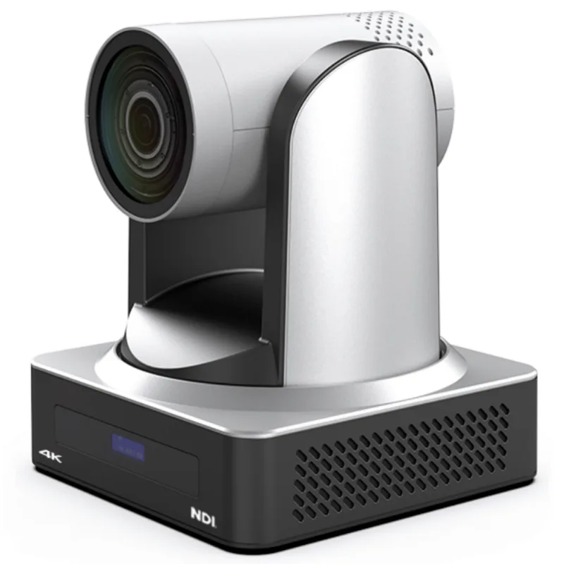 Câmera Robótica PTZ UV510K2 NDI 30x 4K60 HDMI SDI USB3.0 PoE+ Rastreamento IA (Prata)