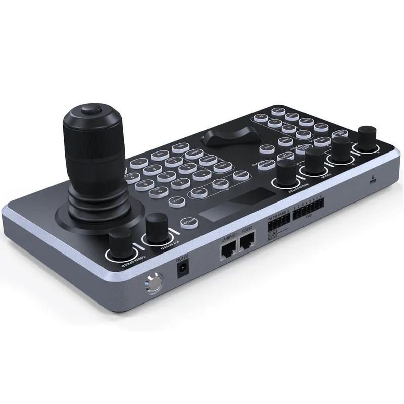 Controladora PTZ AK030N Joystick NDI 4D IP PoE Suporte VISCA, ONVIF e PELCO