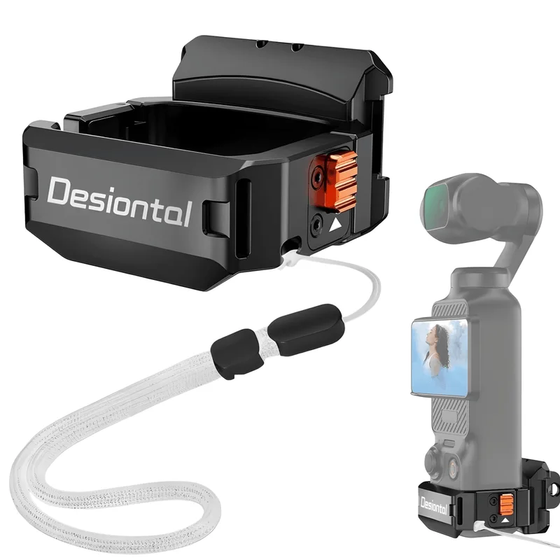 Caixa de Expansão PK04 Liberação Rápida para DJI Osmo Pocket 3 e 4