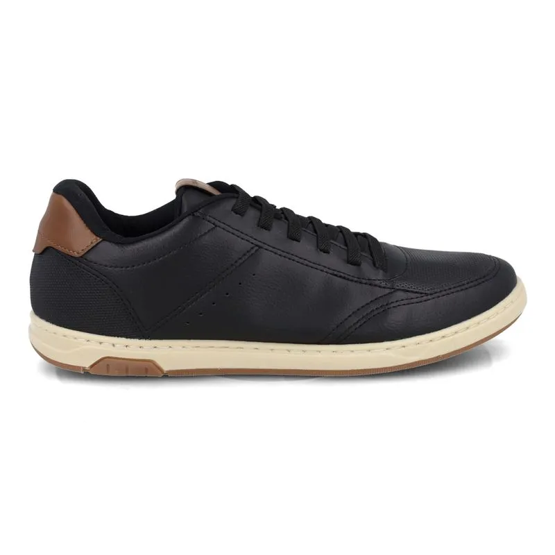 Tênis Casual Constantino Feni Couro Masculino Preto 43
