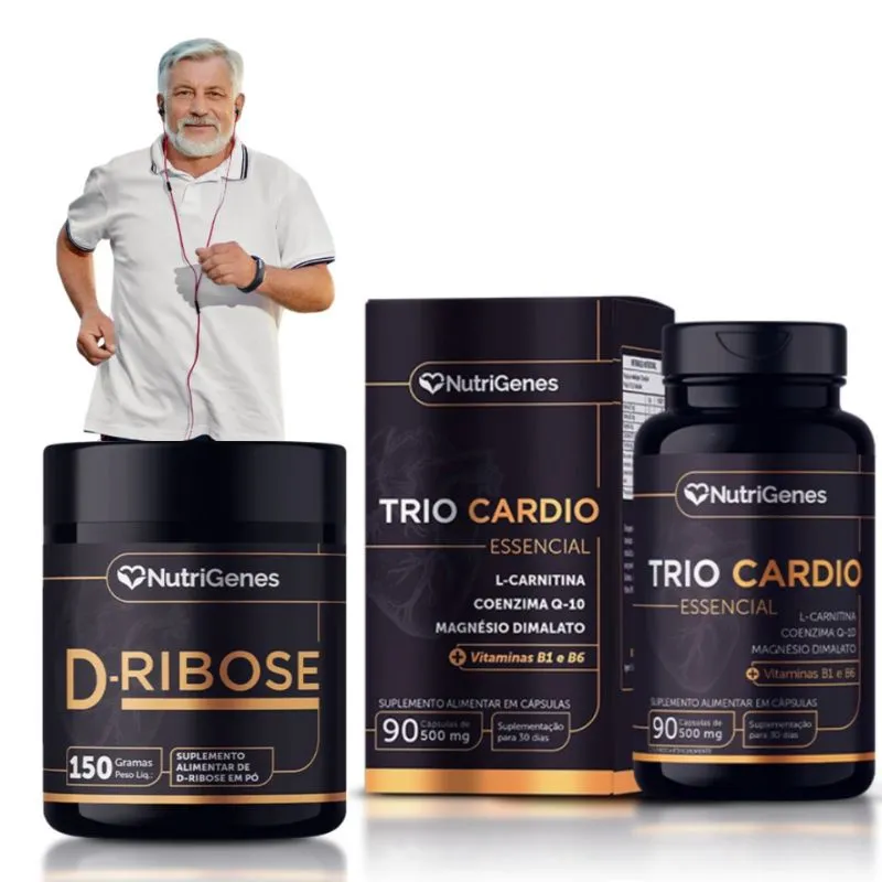Solução Sinatra Trio Cardio Essencial + d-ribose Nutrigenes