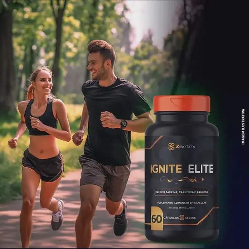 Pré Treino Zentrix Ignite Elite 200mg de Cafeina