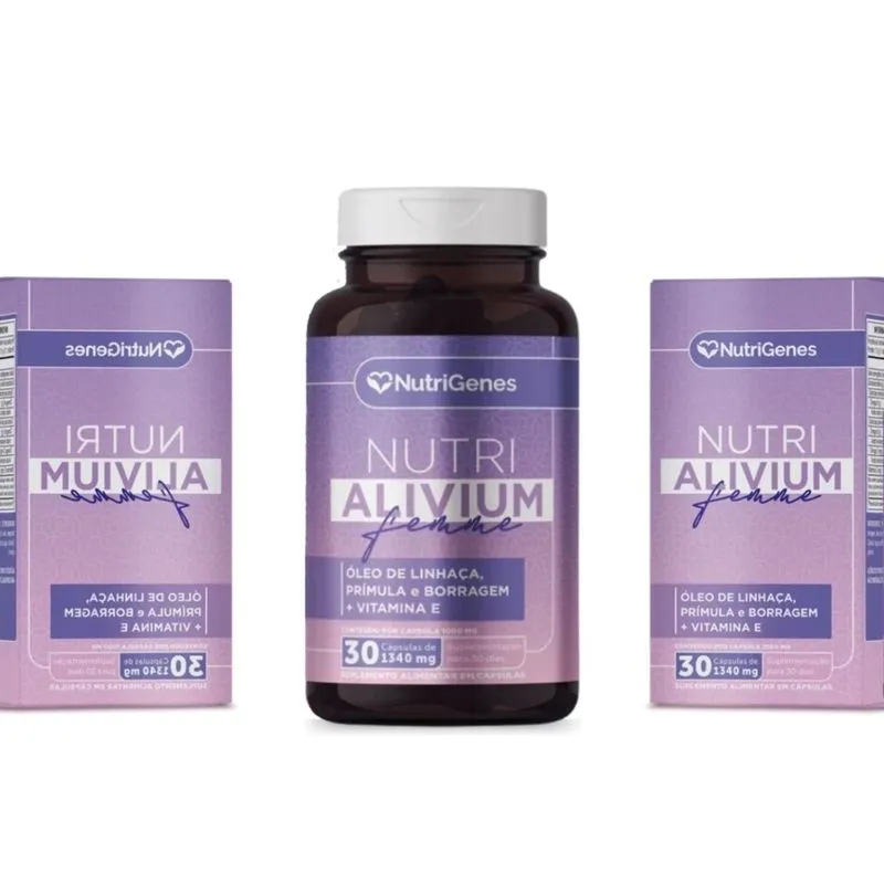 Nutri Alivium Femme 30 Cápsulas Alivia Cólicas Intensas