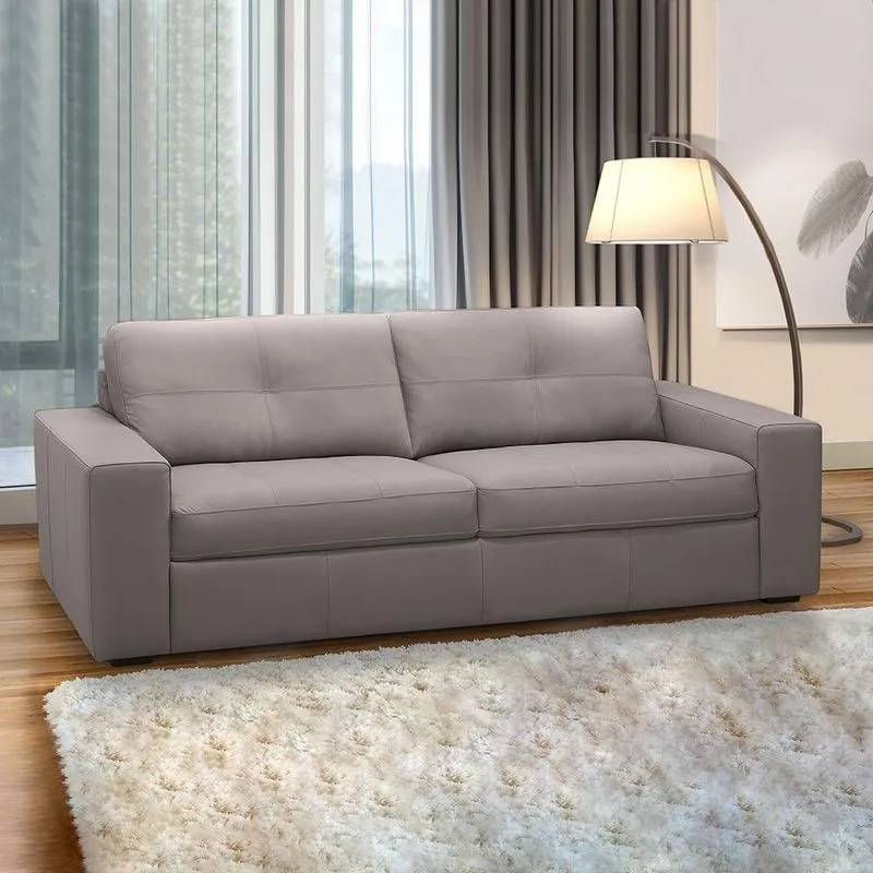Sofá Decorativo Mendes 2 Lugares Sala De Estar 150cm Pés Em Madeira Couro Avelã G88 - Gran Belo