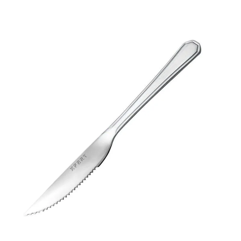 Kit Faca Para Churrasco Beta 12 Peças Aço Inoxidável Lâmina Serrilhada Inox