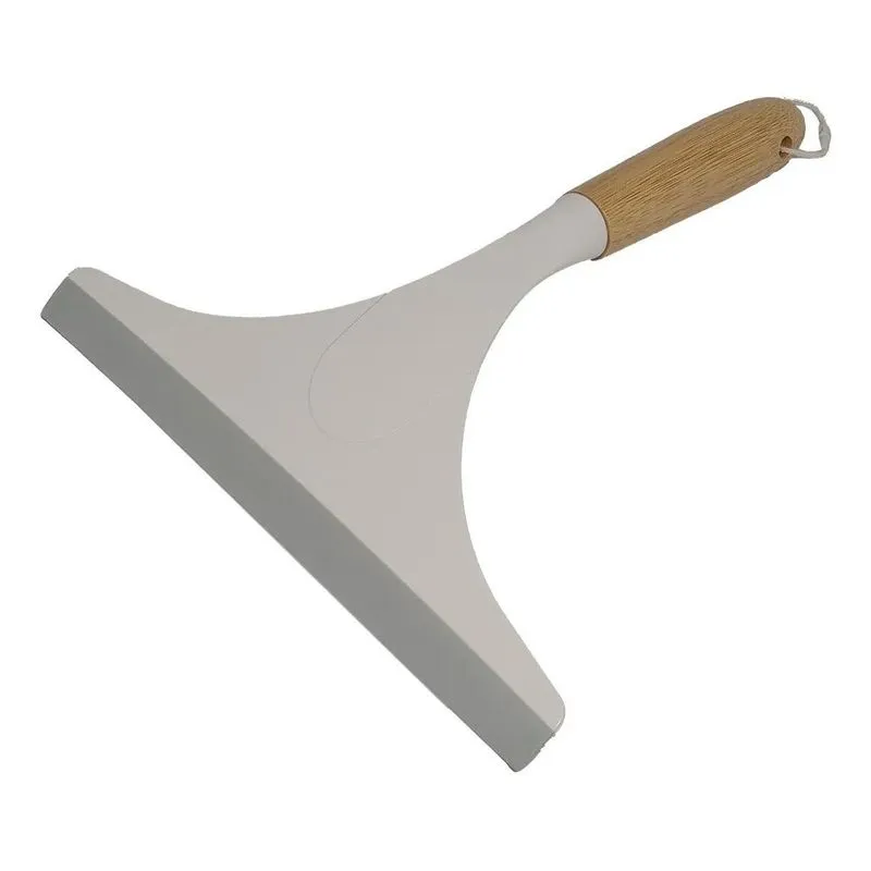 Rodo De Pia Branco Com Cabo De Bambu 27,5x23,2cm Rio Home