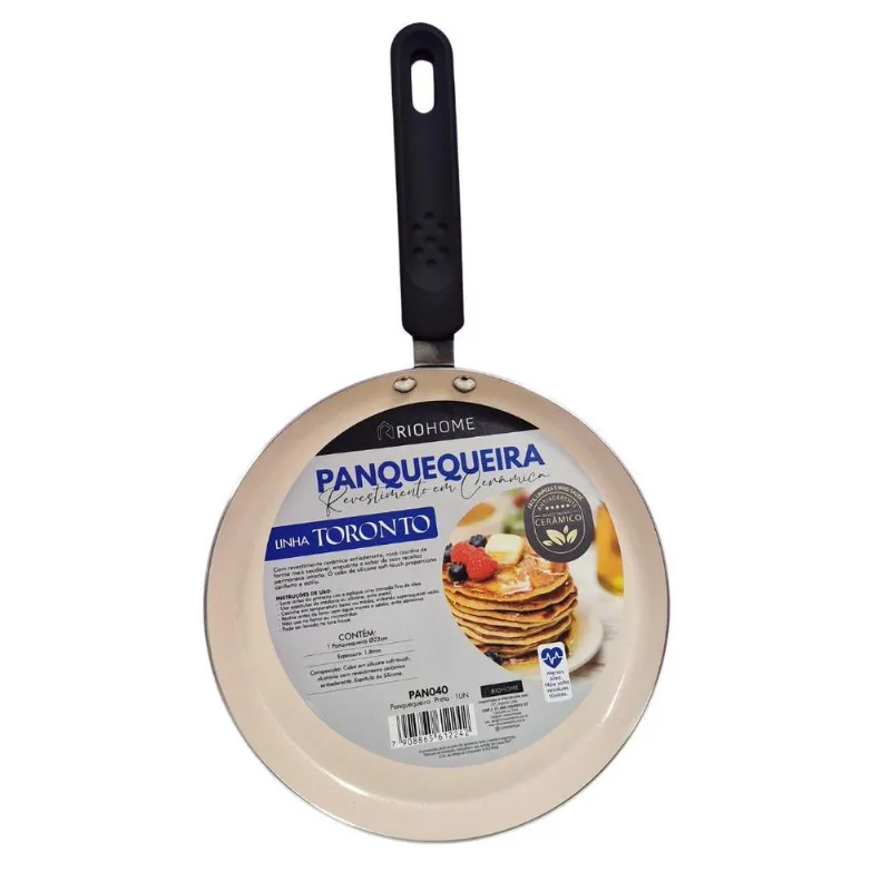 Panquequeira Revestimento Em Ceramica Linha Toronto Preto
