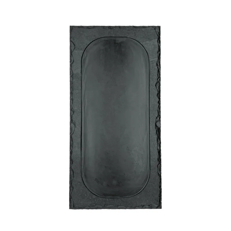 Charmosa Tabua com borda Ardosia - 40x20 Petisqueira Rustica