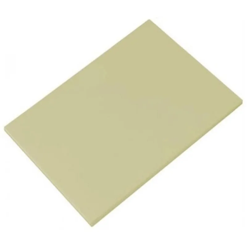 Tabua de Corte em polietileno - BEGE - Lisa - 33 X 25