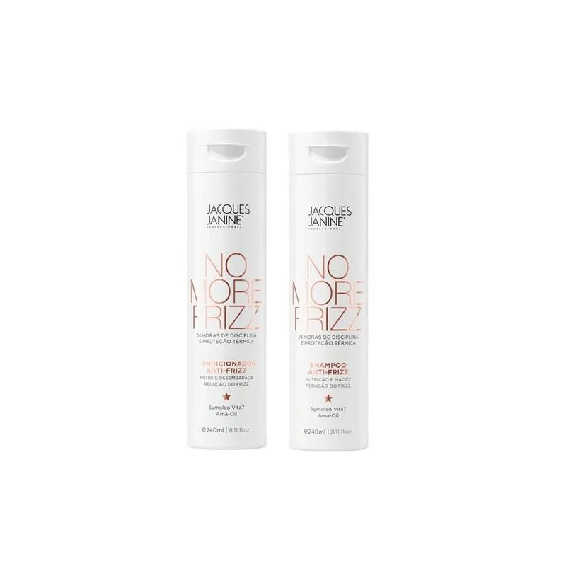 Kit Shampoo E Condicionador No More Friz Jacques Janine