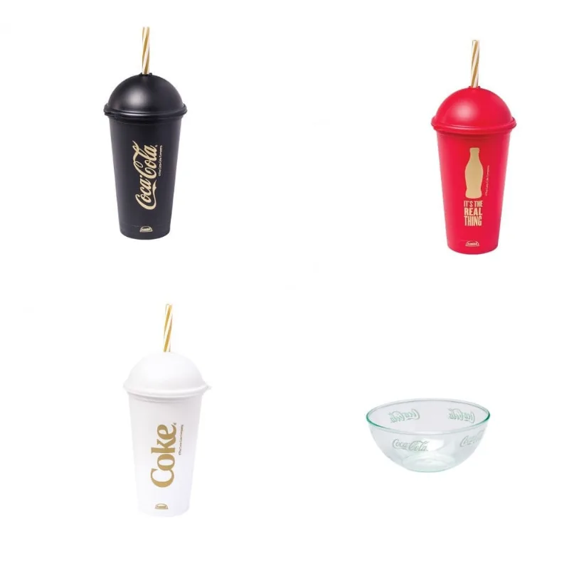 Conjunto Pipoca com 3 copos Shake Coca-Cola - original