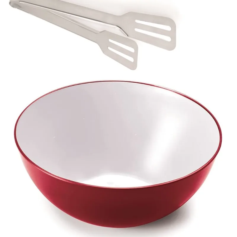 Saladeira de 4 litros com pegador em inox