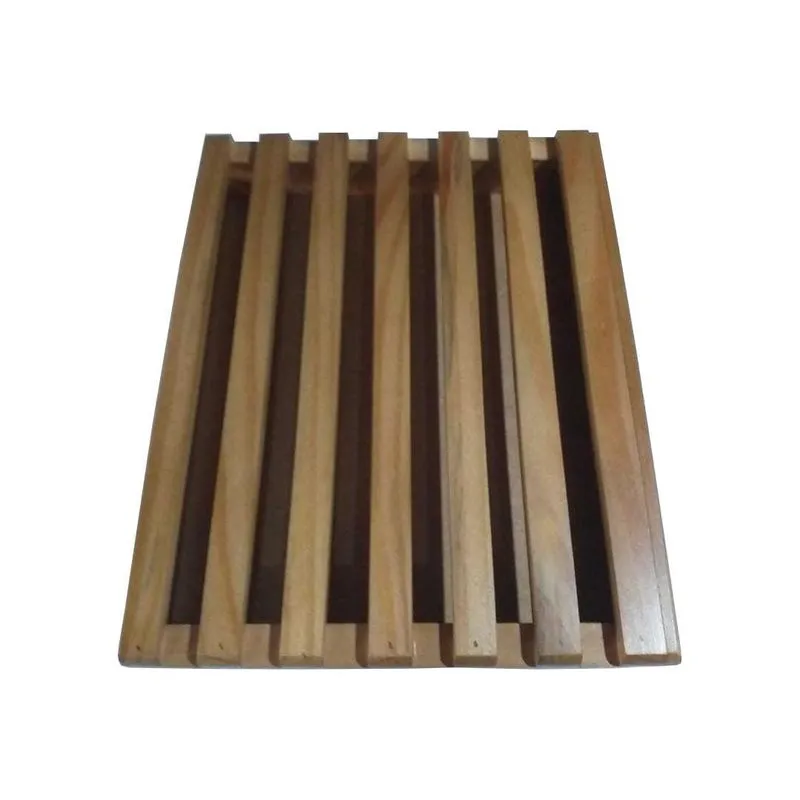 Tabua Para Pães De Madeira Com Gaveta E Faca 32x25x5cm