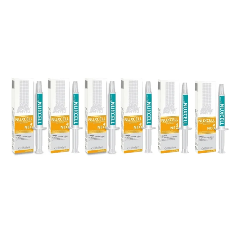 Kit 6 Nuxcell Neo Imunidade Suplemento Vitamínico Biosyn 2g