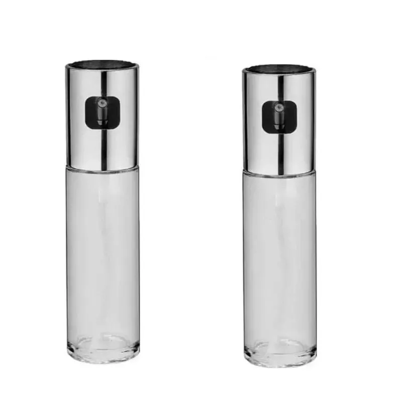 Galheteiro Vinagre E Azeite Spray 100ml - Vidro E Inox