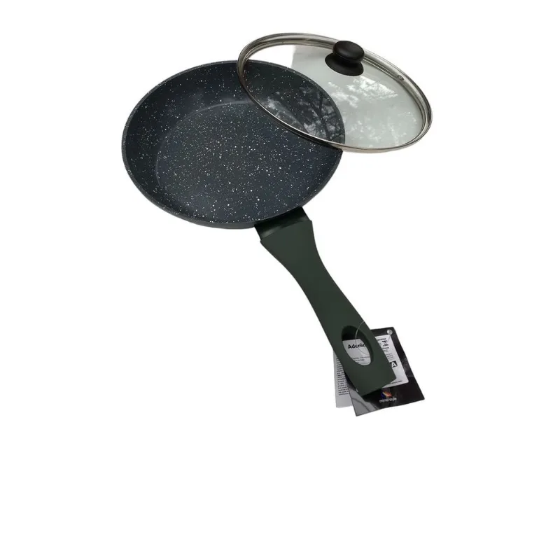 Frigideira indução Revestimento Ceramico Jade com tampa 22cm