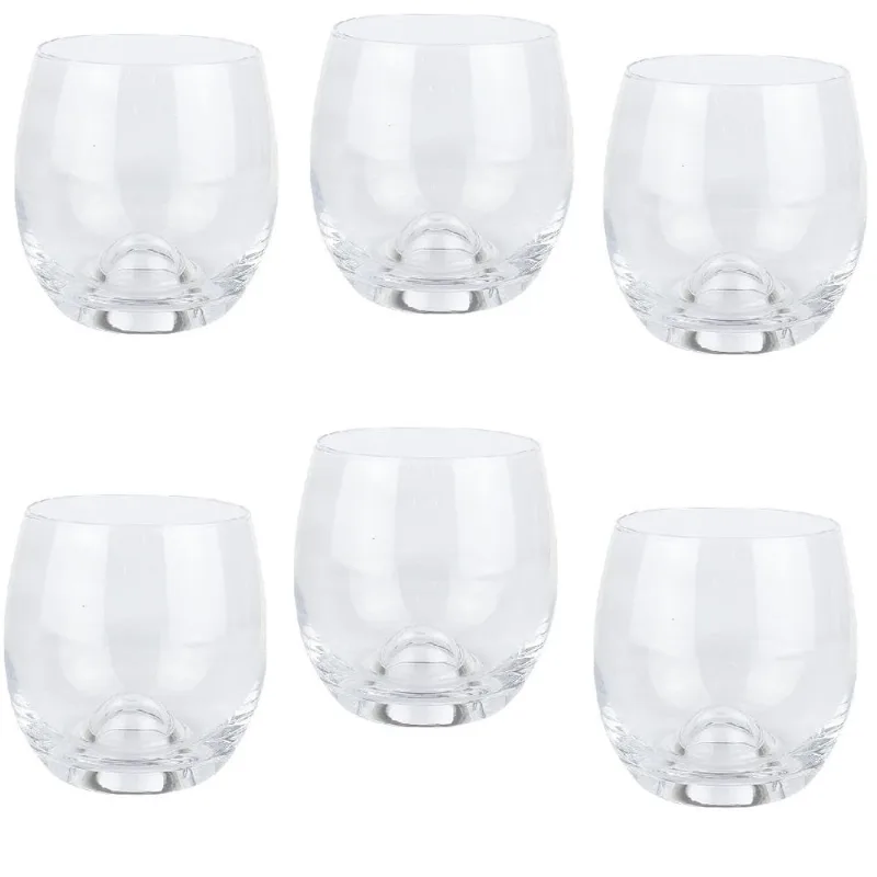 Copos (6) Whisky Cristal 380 Ml Com 50 Palitos Aperitivo