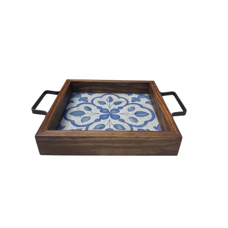 Bandeja Quadrada Alta 22,5 x22,5 x 4 Portuguesa