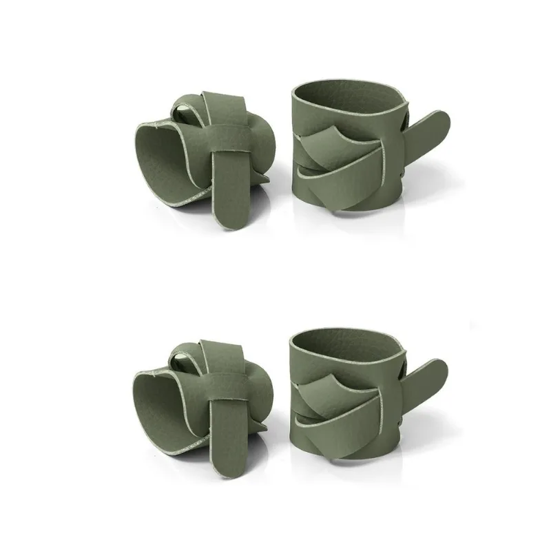 Argola ou Anel de Guardanapo 4 Pcs Ravena Verde Oliva