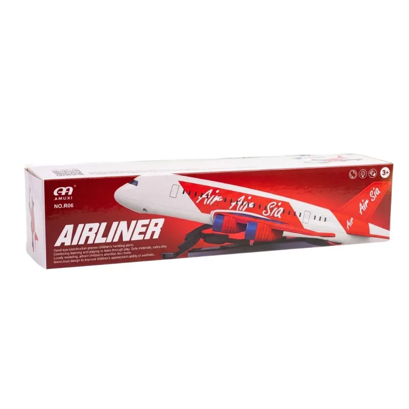 Aviao Airliner Brilha Som Royal Toys
