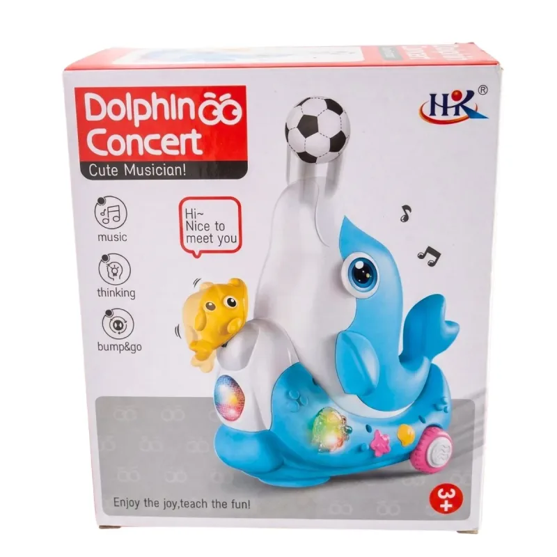 Golfinho Bola Luz e Som Royal Toys