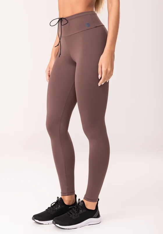 Legging Fitness Feminina Marrom Com Cadarço Oasis Dlk MARROM / P
