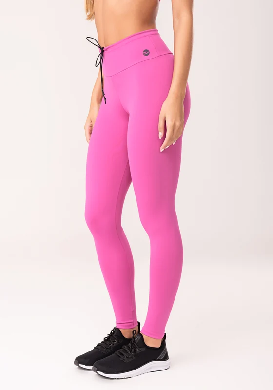 Legging Fitness Feminina Rosa Fúcsia Com Cadarço Oasis Dlk ROSA / G