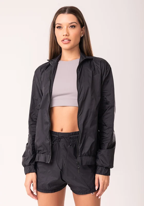 Casaco Corta Vento Feminino Preto Oasis Dlk PRETO / M