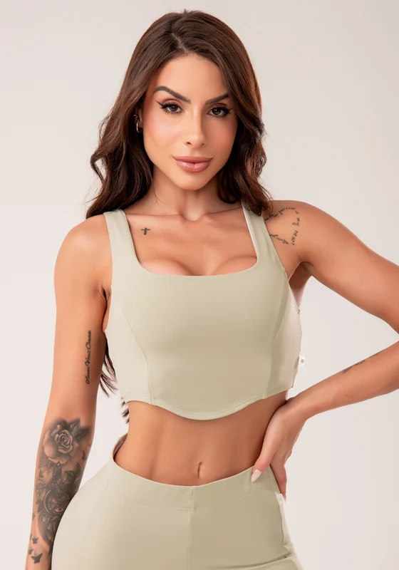 Top Corselet Feminino Oliva Harmony Dlk OLIVA / GG