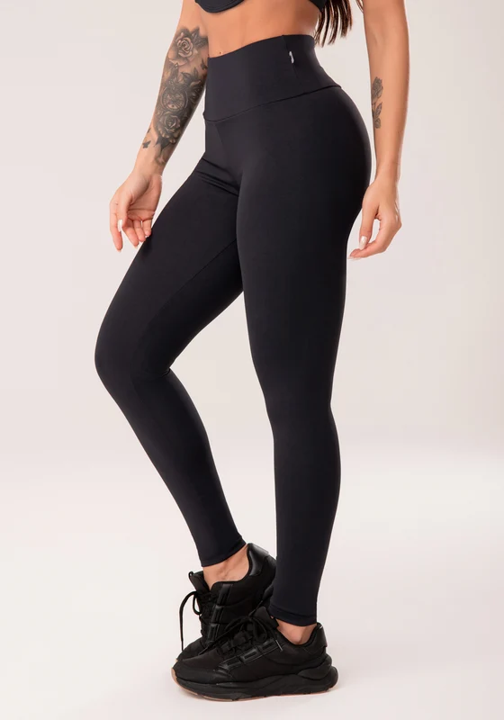 Legging Fitness Feminina Preto Harmony Dlk PRETO / G