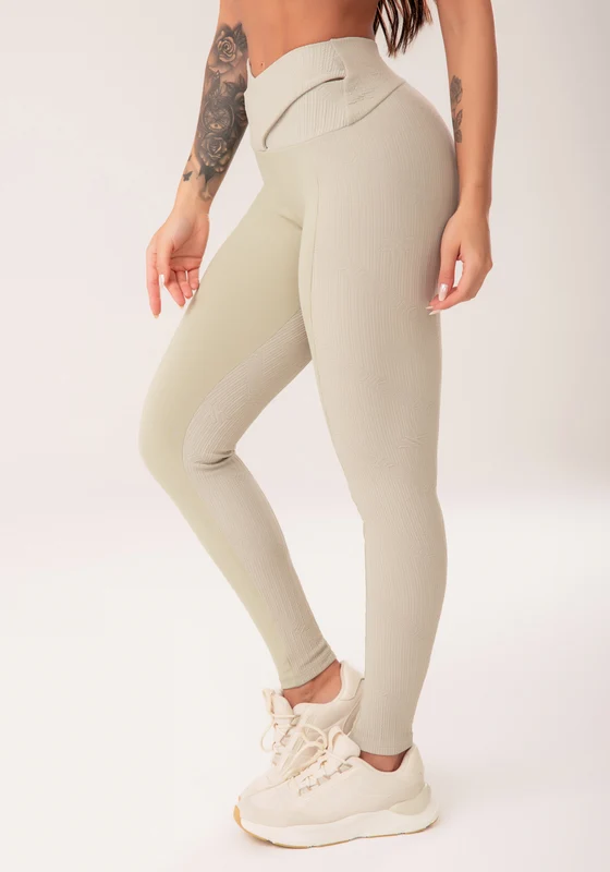 Legging Fitness Feminina Oliva Cós Transpassado Harmony Dlk OLIVA / GG