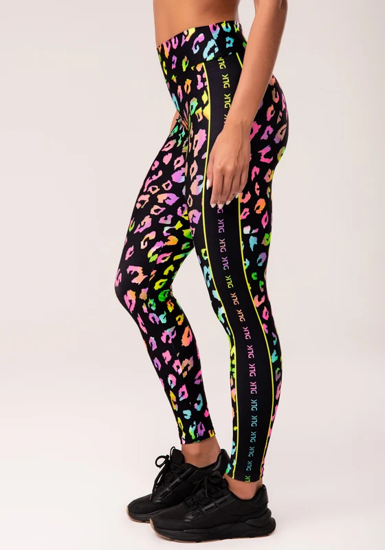 Legging Fitness Feminina Estampada Neon Euphoric Printed Dlk COLORIDO / M