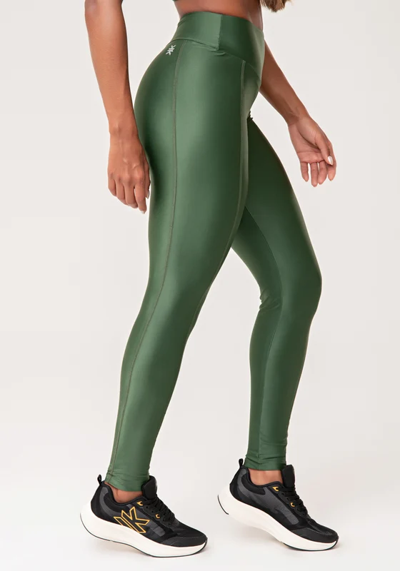 Legging Fitness Feminina Verde Com Pesponto Lush Dlk VERDE / G